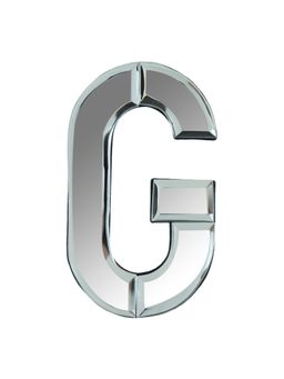 Pinch of Pretty - Classy Letter "G" Alphabet Mirror Wall Hanging