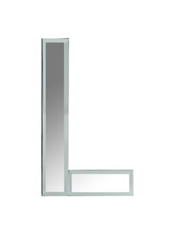 Pinch of Pretty - Classy Letter "L" Alphabet Mirror Wall Hanging