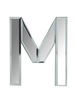 Pinch of Pretty - Classy Letter "M" Alphabet Mirror Wall Hanging
