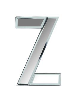 Pinch of Pretty - Classy Letter "Z" Alphabet Mirror Wall Hanging