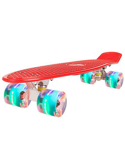Strauss - Cruiser Penny Board with LED Wheels Red