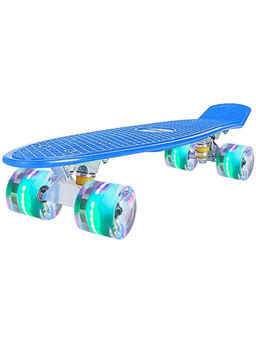 Strauss - Cruiser Penny Board with LED Wheels Blue