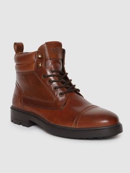 Jack & Jones - Men Solid Brown Boots