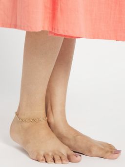 Fabindia - Gold Plated Metal Anklet