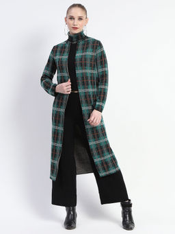 Madame - Green Checks Top and Pant (Set of 2)