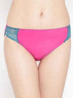 AOBA - Women Pink Solid Bikini Briefs