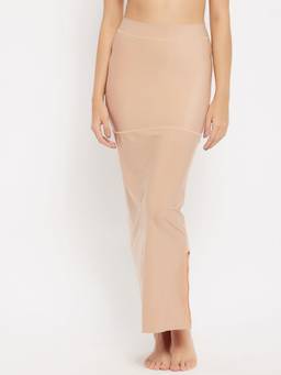 G Heist - Women Nude Solid Saree Shapewear