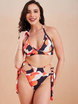 G Heist - Women Multi-Color Printed Swim Bikini