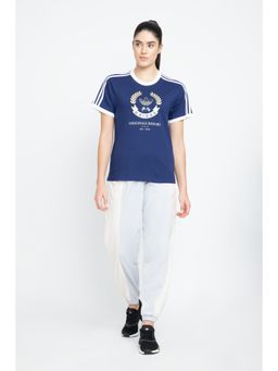 adidas Originals - GRAPHIC TEE Blue Casual T-Shirts
