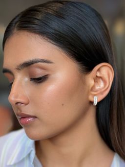 Tora - Glow Up: 92.5 Silver Hoops For Women