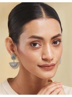 Fabindia - Metal Dangler Earrings-Multi-Color