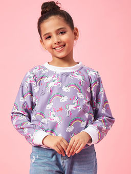 PSPeaches - Puruni Printed Sweatshirt - Purple