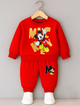 Kuchipoo - Disney Boys Full Sleeve Sweatshirt and Jogger(PSUT-190, Multi-Colored)