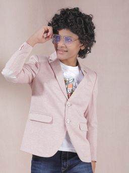 CRIMSOUNE CLUB - Boy's Pink Notched Lapel Blazer