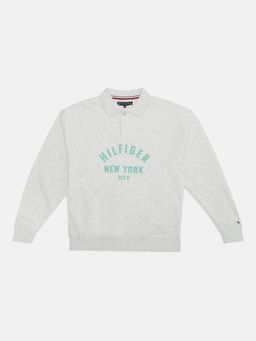Tommy Hilfiger - Boys Logo Regular Fit Cotton Sweatshirt