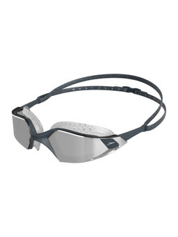 Speedo - Unisex Adult Aquapulse Pro Mirror-Lens Swim Goggles - Grey & Silver (Free Size)