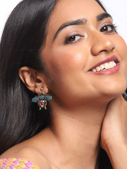 Blueberry - Fly Away Multicolor Butterfly Earring