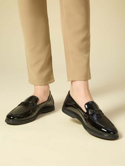 Inc.5 - Women Black Casual Solid Pointed Toe Loafers