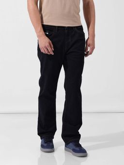 The Indian Garage Co - Blue Solid Regular Fit Jeans