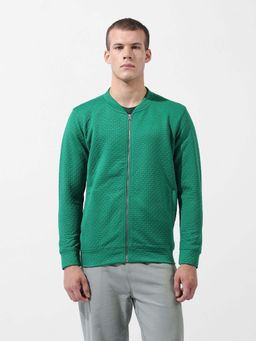 The Indian Garage Co - Green Self Design Regular Fit Jacket