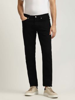 GANT - Black Solid Slim Fit Jeans