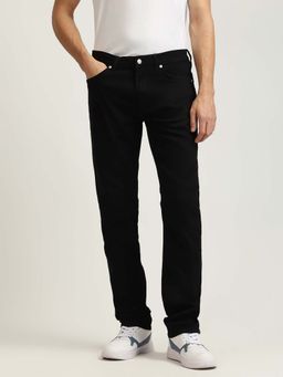 GANT - Black Solid Regular Fit Jeans