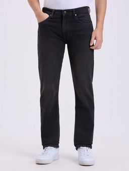 Pepe Jeans - Black Solid Regular Fit Jeans