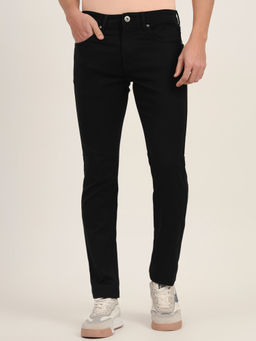 JadeBlue - Greenfibre Jet Black Slim Fit Modern Denim Comfortable Stretch Jeans