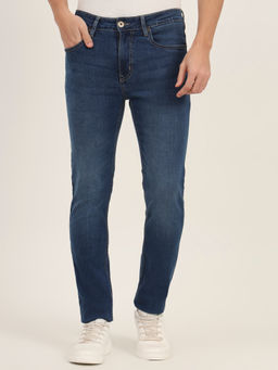 JadeBlue - Greenfibre Mid Blue Slim Fit Classic Denim Comfortable Stretch Jeans
