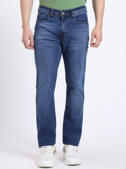 JadeBlue - Light Blue Washed Slim Fit Cotton Blend Modern Denim Comfortable Fit Jeans