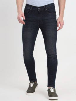 JadeBlue - Dark Blue Washed Slim Fit Cotton Stretch Modern Denim Comfortable Fit Jeans