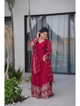 Kedar Fab - Women'S Embroidered Anarkali with Dupatta