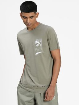 Puma - Digital Mens Green T-shirt