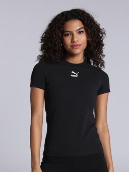 Puma - Classics Slim Womens Black T-shirt