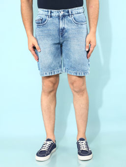 CRIMSOUNE CLUB - Mens Blue Denim Shorts