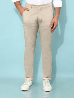 CRIMSOUNE CLUB - Mens Khaki Trousers