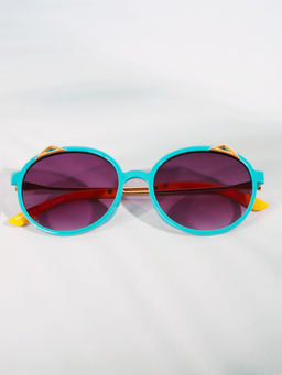 DukieKooky - Unisex Kids Stylish and Sturdy Round Sunglasses