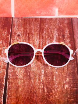 DukieKooky - Unisex Kids Stylish and Sturdy Round Sunglasses