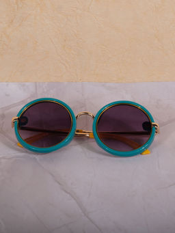 DukieKooky - Unisex Kids Stylish and Sturdy Round Sunglasses