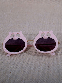 DukieKooky - Kids Unisex Bear Shaped Sunglasses with Polarized Lens