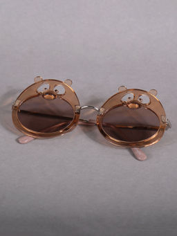 DukieKooky - Kids Unisex Bear Shaped Sunglasses with Polarized Lens