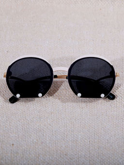 DukieKooky - Kids Unisex Round Sunglasses with Polarized Lens