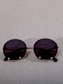 DukieKooky - Kids Unisex Round Grey Sunglasses with Polarized Lens