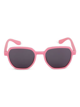 DukieKooky - Unisex Kids Stylish and Sturdy Pink Square Sunglasses