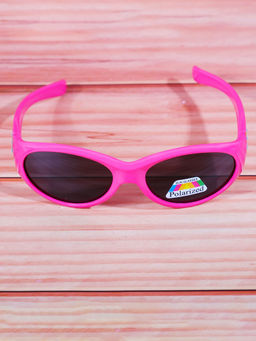DukieKooky - Unisex Kids Stylish and Sturdy Pink Rectangle Sunglasses