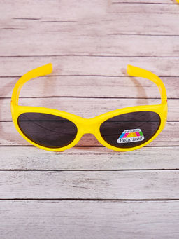 DukieKooky - Unisex Kids Stylish and Sturdy Yellow Rectangle Sunglasses