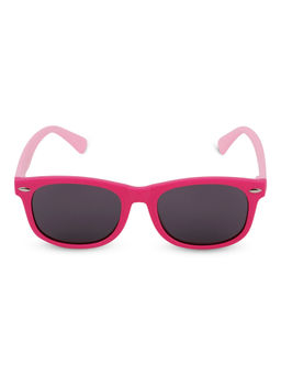 DukieKooky - Unisex Kids Stylish and Sturdy Pink Wayfarer Sunglasses