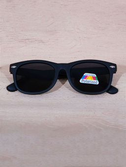 DukieKooky - Unisex Kids Stylish and Sturdy Black Wayfarer Sunglasses