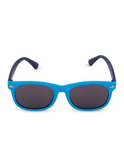 DukieKooky - Unisex Kids Stylish and Sturdy Blue Wayfarer Sunglasses