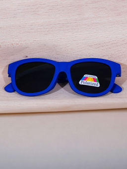 DukieKooky - Unisex Kids Stylish and Sturdy Blue Wayfarer Sunglasses